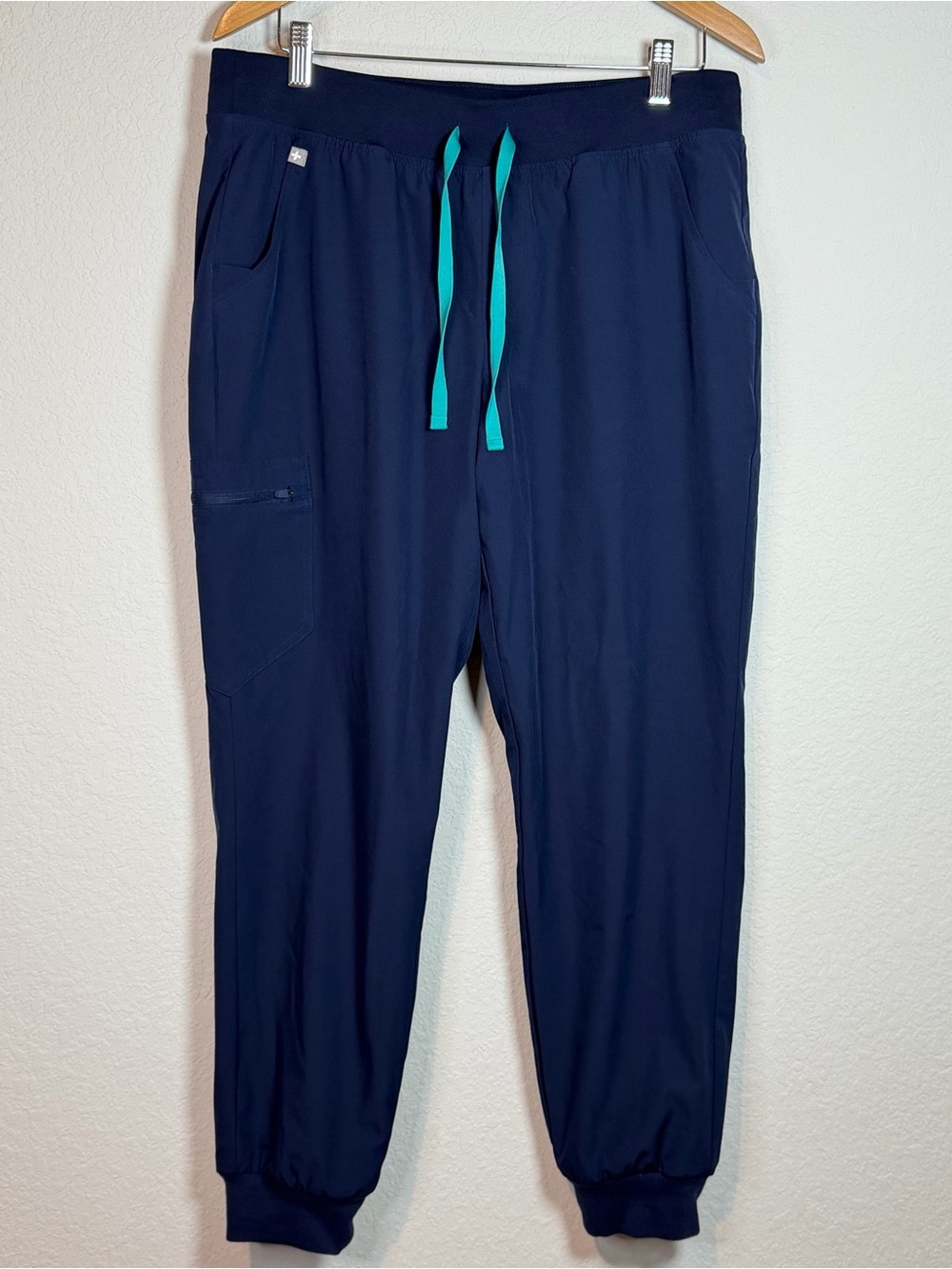 FIGS Zamora FreeX Lined Jogger Scrub Pants Navy Extra Warm